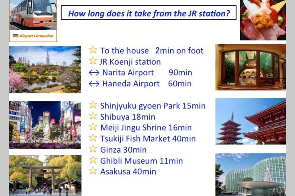 Vila Cutefamilyhouse! 3Ldk 6Minshinjuku 3Minjrsta Cozy,Fun,Bright! Kidsfree Under6Yrs Prefektura Tokio Exteriér fotografie